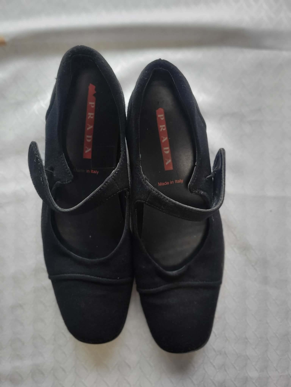 Prada Black Mary Jane Flats